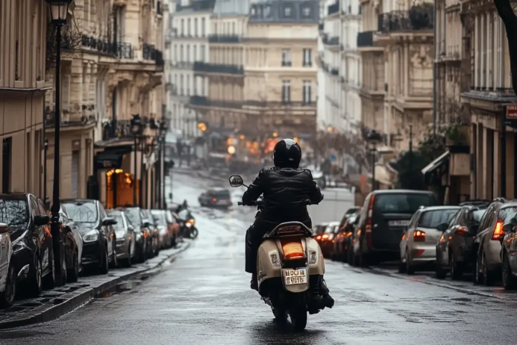 scooter dans Paris