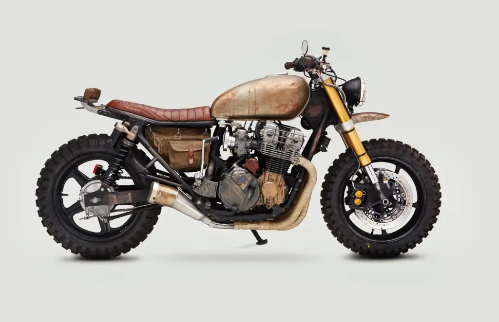 La moto de Norman Reedus - alias Daryl Dixon - dans la série The Walking Dead apparue à la saison 5